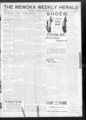 The Wewoka Weekly Herald (Wewoka, Indian Terr.), Vol. 2, No. 34, Ed. 1 Friday, January 25, 1907
