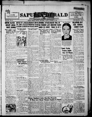 Primary view of object titled 'Sapulpa Herald (Sapulpa, Okla.), Vol. 22, No. 84, Ed. 1 Tuesday, December 10, 1935'.