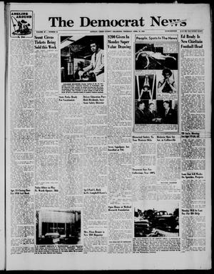Primary view of object titled 'The Democrat News (Sapulpa, Okla.), Vol. 48, No. 24, Ed. 1 Thursday, April 10, 1958'.
