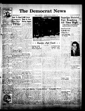 The Democrat News (Sapulpa, Okla.), Vol. 42, No. 47, Ed. 1 Thursday, September 25, 1952