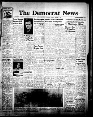 Primary view of object titled 'The Democrat News (Sapulpa, Okla.), Vol. 46, No. 16, Ed. 1 Thursday, February 16, 1956'.