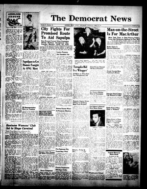 The Democrat News (Sapulpa, Okla.), Vol. 41, No. 24, Ed. 1 Thursday, April 19, 1951