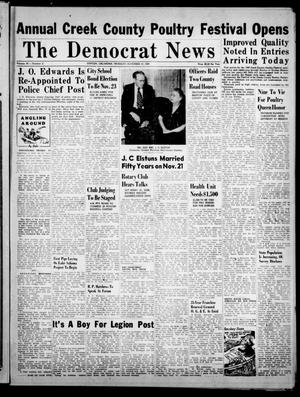 Primary view of object titled 'The Democrat News (Sapulpa, Okla.), Vol. 39, No. 2, Ed. 1 Thursday, November 18, 1948'.