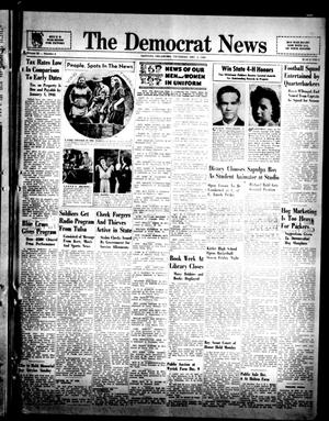 Primary view of object titled 'The Democrat News (Sapulpa, Okla.), Vol. 33, No. 4, Ed. 1 Thursday, December 2, 1943'.