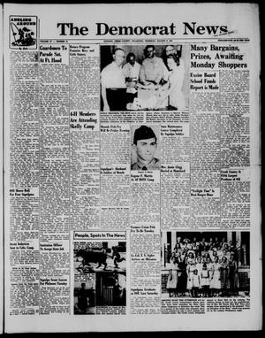 Primary view of object titled 'The Democrat News (Sapulpa, Okla.), Vol. 47, No. 41, Ed. 1 Thursday, August 8, 1957'.