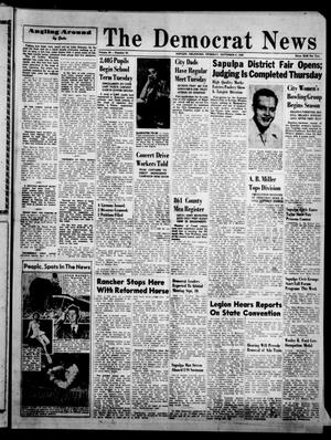Primary view of object titled 'The Democrat News (Sapulpa, Okla.), Vol. 38, No. 43, Ed. 1 Thursday, September 9, 1948'.