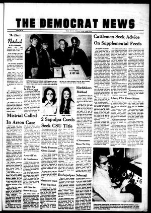 The Democrat News (Sapulpa, Okla.), Vol. 65, No. 51, Ed. 1 Tuesday, October 22, 1974