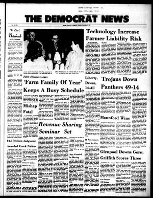 The Democrat News (Sapulpa, Okla.), Vol. 64, No. 2, Ed. 1 Tuesday, November 7, 1972