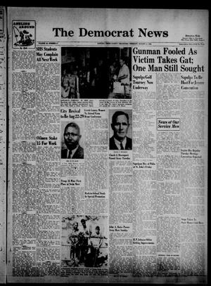 Primary view of object titled 'The Democrat News (Sapulpa, Okla.), Vol. 44, No. 41, Ed. 1 Thursday, August 12, 1954'.