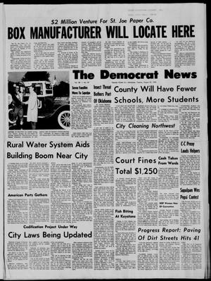 The Democrat News (Sapulpa, Okla.), Vol. 58, No. 95, Ed. 1 Tuesday, August 20, 1968
