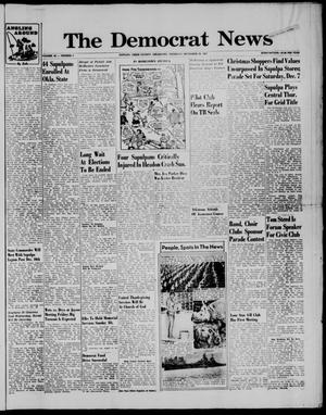 Primary view of object titled 'The Democrat News (Sapulpa, Okla.), Vol. 48, No. 5, Ed. 1 Thursday, November 28, 1957'.