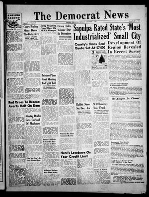 Primary view of object titled 'The Democrat News (Sapulpa, Okla.), Vol. 39, No. 4, Ed. 1 Thursday, December 2, 1948'.