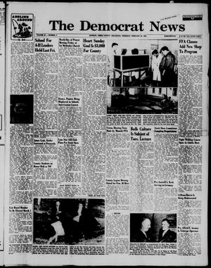 Primary view of object titled 'The Democrat News (Sapulpa, Okla.), Vol. 48, No. 17, Ed. 1 Thursday, February 20, 1958'.