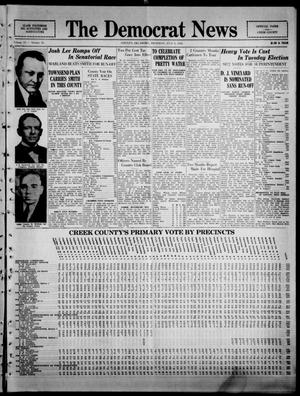 The Democrat News (Sapulpa, Okla.), Vol. 25, No. 35, Ed. 1 Thursday, July 9, 1936