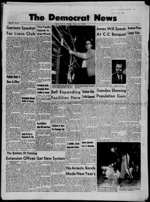 Primary view of object titled 'The Democrat News (Sapulpa, Okla.), Vol. 57, No. 10, Ed. 1 Tuesday, January 4, 1966'.