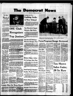 Primary view of object titled 'The Democrat News (Sapulpa, Okla.), Vol. 62, No. 19, Ed. 1 Tuesday, March 9, 1971'.