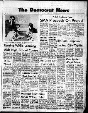 Primary view of object titled 'The Democrat News (Sapulpa, Okla.), Vol. 60, No. 48, Ed. 1 Tuesday, September 30, 1969'.