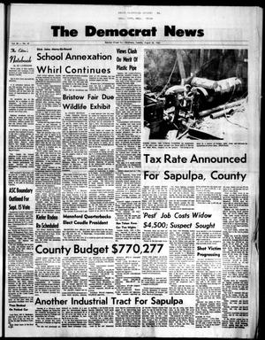 The Democrat News (Sapulpa, Okla.), Vol. 60, No. 43, Ed. 1 Tuesday, August 26, 1969