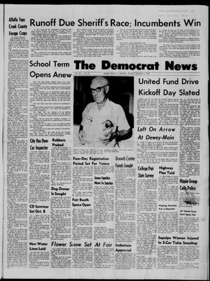 The Democrat News (Sapulpa, Okla.), Vol. 58, No. 97, Ed. 1 Tuesday, September 3, 1968