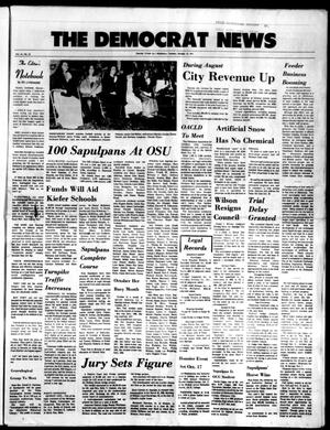 The Democrat News (Sapulpa, Okla.), Vol. 62, No. 50, Ed. 1 Tuesday, October 12, 1971