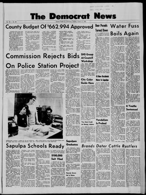The Democrat News (Sapulpa, Okla.), Vol. 58, No. 94, Ed. 1 Tuesday, August 13, 1968