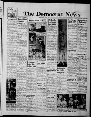 The Democrat News (Sapulpa, Okla.), Vol. 52, No. 49, Ed. 1 Thursday, September 27, 1962