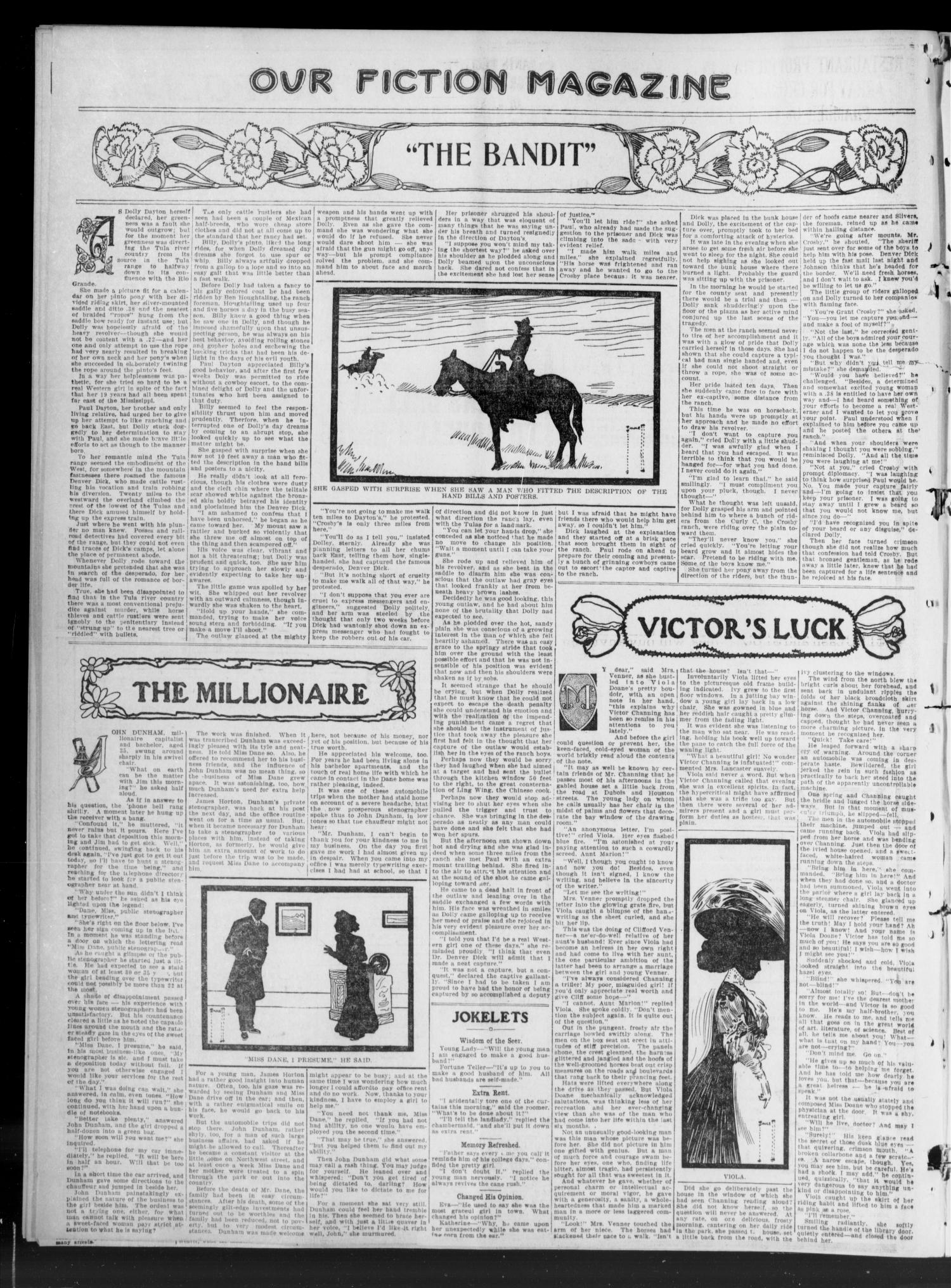 Oklahoma City Daily Pointer (Oklahoma City, Okla.), Vol. 4, No. 266, Ed. 1 Sunday, December 5, 1909
                                                
                                                    [Sequence #]: 6 of 20
                                                