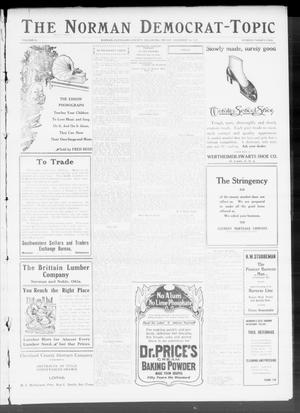 The Norman Democrat-Topic (Norman, Okla.), Vol. 22, No. 22, Ed. 1 Friday, December 16, 1910