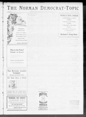 Primary view of object titled 'The Norman Democrat-Topic (Norman, Okla.), Vol. 22, No. 32, Ed. 1 Friday, February 24, 1911'.