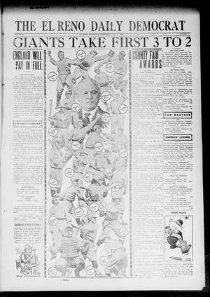 The El Reno Daily Democrat (El Reno, Okla.), Vol. 32, No. 33, Ed. 1 Wednesday, October 4, 1922