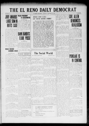 Primary view of object titled 'The El Reno Daily Democrat (El Reno, Okla.), Vol. 32, No. 92, Ed. 1 Saturday, December 16, 1922'.
