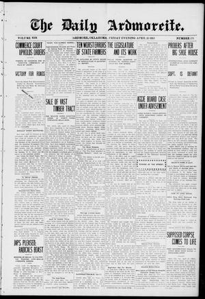The Daily Ardmoreite. (Ardmore, Okla.), Vol. 19, No. 171, Ed. 1 Friday, April 25, 1913