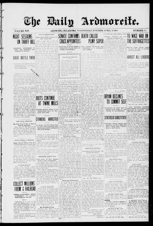 The Daily Ardmoreite. (Ardmore, Okla.), Vol. 19, No. 175, Ed. 1 Wednesday, April 30, 1913