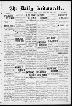 The Daily Ardmoreite. (Ardmore, Okla.), Vol. 19, No. 224, Ed. 1 Thursday, June 26, 1913