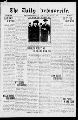 The Daily Ardmoreite. (Ardmore, Okla.), Vol. 20, No. 1, Ed. 1 Tuesday, October 7, 1913