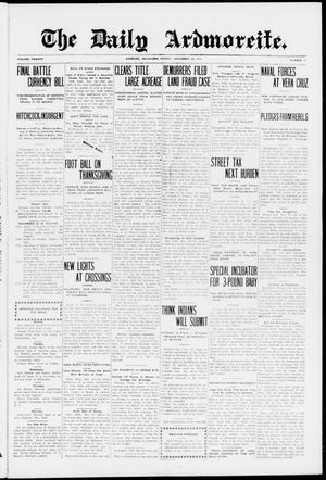 The Daily Ardmoreite. (Ardmore, Okla.), Vol. 20, No. 41, Ed. 1 Sunday, November 23, 1913
