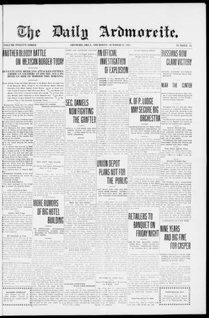 The Daily Ardmoreite. (Ardmore, Okla.), Vol. 23, No. 12, Ed. 1 Thursday, October 21, 1915