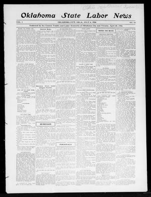 Oklahoma State Labor News (Oklahoma City, Okla.), Vol. 1, No. 10, Ed. 1 Friday, July 6, 1906