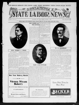 Oklahoma State Labor News (Oklahoma City, Okla.), Vol. 3, No. 33, Ed. 1 Friday, January 1, 1909