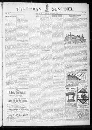 The Indian Sentinel. (Tahlequah, Indian Terr.), Vol. 8, No. 52, Ed. 1 Friday, June 10, 1898