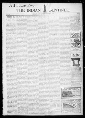 The Indian Sentinel. (Tahlequah, Indian Terr.), Vol. 9, No. 3, Ed. 1 Friday, July 1, 1898
