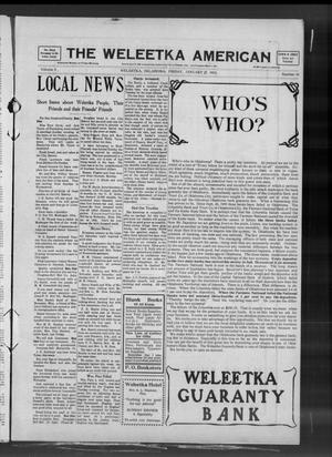 The Weleetka American (Weleetka, Okla.), Vol. 8, No. 44, Ed. 1 Friday, January 28, 1910