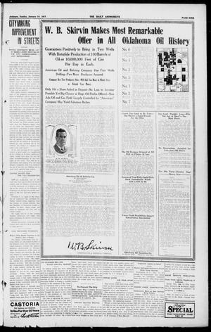 The Daily Ardmoreite. (Ardmore, Okla.), Vol. 24, No. 85, Ed. 1 Sunday, January 14, 1917
