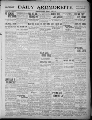 Daily Ardmoreite (Ardmore, Okla.), Vol. 24, No. 217, Ed. 1 Thursday, June 14, 1917