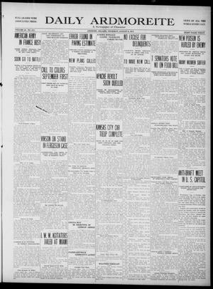 Daily Ardmoreite (Ardmore, Okla.), Vol. 24, No. 272, Ed. 1 Thursday, August 9, 1917