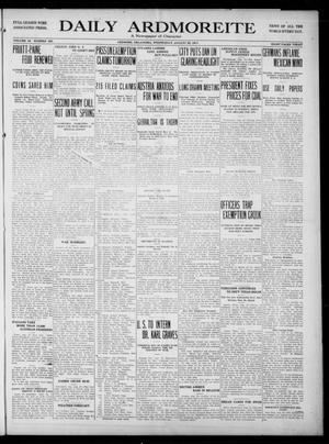 Daily Ardmoreite (Ardmore, Okla.), Vol. 24, No. 285, Ed. 1 Wednesday, August 22, 1917