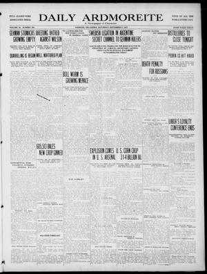 Daily Ardmoreite (Ardmore, Okla.), Vol. 24, No. 300, Ed. 1 Saturday, September 8, 1917
