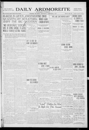 Daily Ardmoreite (Ardmore, Okla.), Vol. 25, No. 124, Ed. 1 Wednesday, February 6, 1918