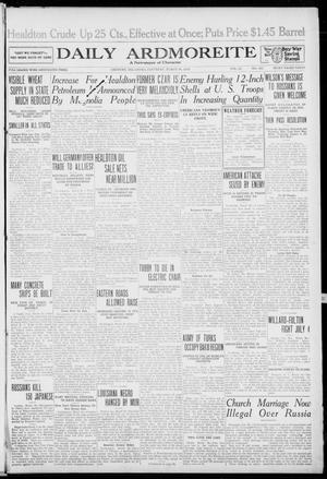 Daily Ardmoreite (Ardmore, Okla.), Vol. 25, No. 162, Ed. 1 Saturday, March 16, 1918
