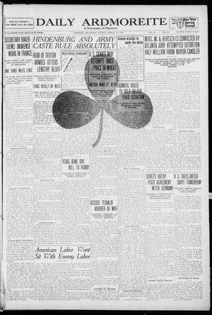Daily Ardmoreite (Ardmore, Okla.), Vol. 25, No. 163, Ed. 1 Sunday, March 17, 1918